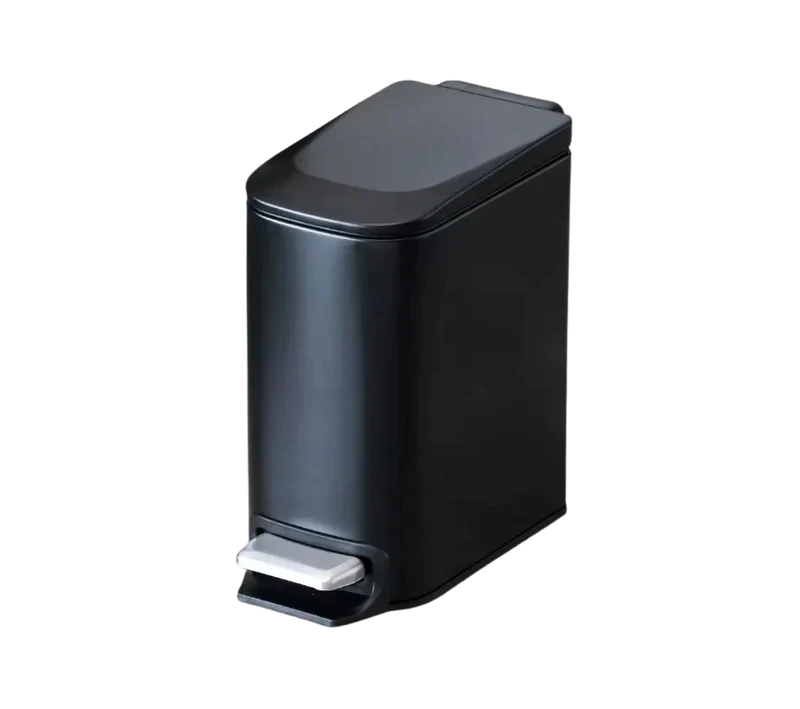 Poubelle design à pédale en inox 6L
